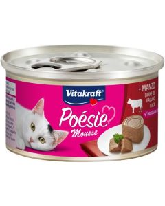 Vitakraft Poesie Mousse Gatto Adulto Manzo Lattina 85 gr