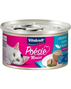 Vitakraft Poesie Mousse Gatto Adulto Salmone Lattina 85 gr