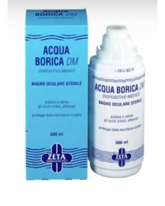 Zeta Acqua Borica Bagno Oculare Sterile 500 ml