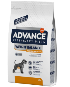 Advance Veterinary Diets Cane Medium e Maxi Weight Balance Crocchette 3 kg