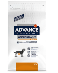 Advance Veterinary Diets Cane Mini Weight Balance Crocchette 1,5 kg