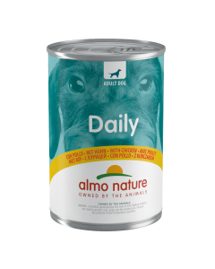 Almo Nature Daily Cane Adult Patè con Bocconcini Pollo Lattina 400 gr