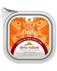 Almo Nature Daily Gatto Adulto Paté con Anatra Vaschetta 100 gr