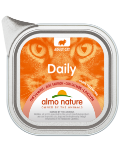 Almo Nature Daily Gatto Adulto Paté con Salmone Vaschetta 100 gr