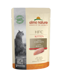 Almo Nature HFC Gatto Kitten Pollo Busta 55 gr