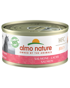 Almo Nature HFC Jelly Gatto Adulto Salmone Lattina 70 gr