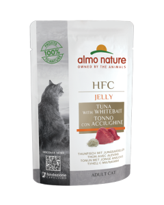 Almo Nature HFC Jelly Gatto Adulto Tonno con Acciughine Busta 55 gr