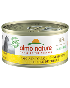 Almo Nature HFC Natural Gatto Adulto Coscia di Pollo Lattina 70 gr