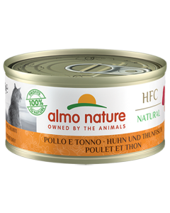 Almo Nature HFC Natural Gatto Adulto Pollo con Tonno Lattina 70 gr