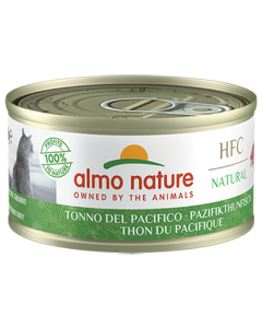 Almo Nature HFC Natural Gatto Adulto Tonno del Pacifico Lattina 70 gr