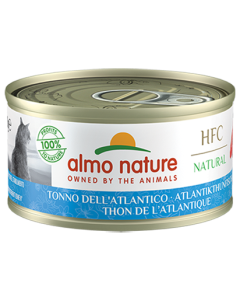 Almo Nature HFC Natural Gatto Adulto Tonno dell'Atlantico Lattina 70 gr