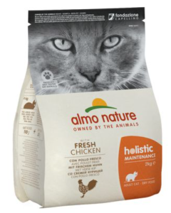 Almo Nature Holistic Maintenance Gatto Adult con Pollo Fresco Crocchette 2 kg