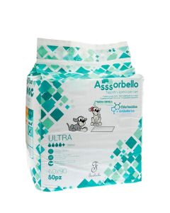 Asssorbello Tappetini Igienici Ultra 60x60cm - Confezione da 50 pezzi