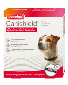 Beaphar Canishield 1 Collare per Cane Piccolo e Medio 48 cm