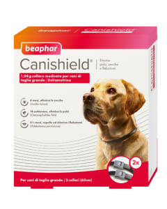 Beaphar Canishield 2 Collari per Cane Grande 65 cm