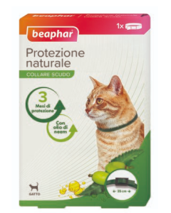 Beaphar Protezione Naturale Collare Scudo per Gatto 35 cm