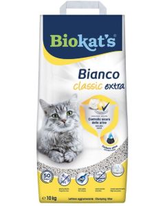 Biokat's Bianco Extra Classic Con Carboni Attivi Lettiera 10 kg