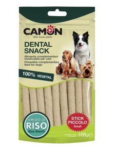 Camon Dental Snack Cane Vegetal Bastoncini Small Amido di Riso 108 gr