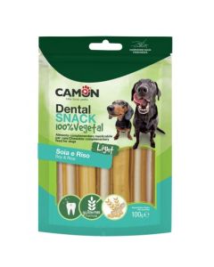 Camon Dental Snack Cane Vegetal Sticks Riso e Soia 100 gr