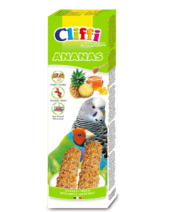 Cliffi Selection Sticks Ananas per Pappagallini ed Esotici 60 gr