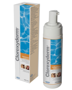 iCF Clorexyderm Soluzione Schiuma Cane e Gatto 200 ml