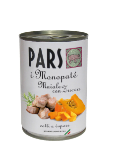 Dieta Pars Monopatè Maiale con Zucca Lattina 405 gr