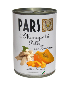 Dieta Pars Monopatè Pollo con Zucca Lattina 405 gr