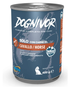 Drn Dognivor Cane Monoproteico Cavallo Lattina 400 gr