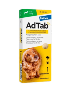 AdTab Cane 11-22 kg Antiparassitario 3 Compresse Masticabili