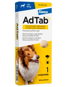 AdTab Cane 22-45 kg Antiparassitario 3 Compresse Masticabili