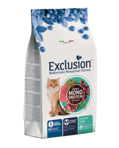 Exclusion Mediterraneo Monoproteico al Tonno Gatto Adult Sterilizzato Crocchette