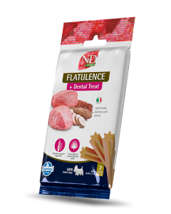 Farmina N&D Quinoa Snack Dentale Cane Mini Flatulence Agnello 7 pezzi 60 gr