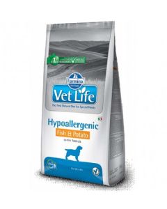 Farmina VetLife Cane Hypoallergenic al Pesce e Patate Crocchette 2 kg