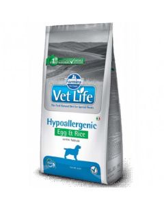 Farmina VetLife Cane Hypoallergenic Uovo e Riso Crocchette 2 kg