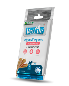 Farmina VetLife Snack Dentale Cane Mini Hypoallergenic Maiale e Patate 7 pz 60 gr