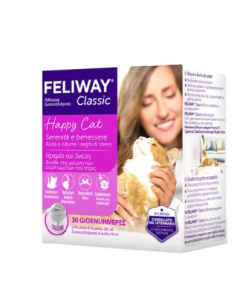 Feliway Classic Happy Cat Diffusore e Ricarica da 48 ml