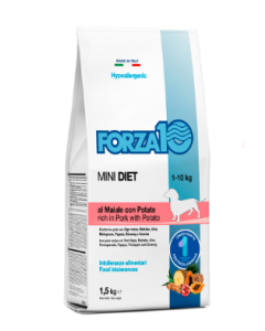 Forza10 Diet Cane Adult Mini con Maiale Crocchette 1,5 kg