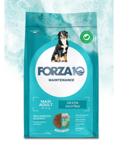 Forza10 Maintenance Cane Adult Maxi al Pesce Crocchette 12 kg