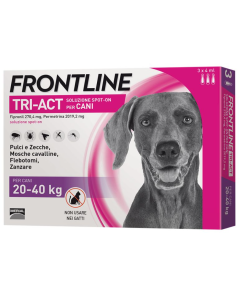 Frontline Tri-Act Cane 20-40 kg 3 Pipette