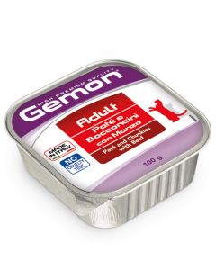 Gemon Gatto Adult Paté e Bocconcini con Manzo 100 gr 