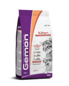 Gemon Gatto Kitten Salmone Crocchette 2 kg