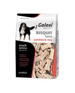 Golosi Cane Bisquit Bone Snack Sandwich Mix 600 gr