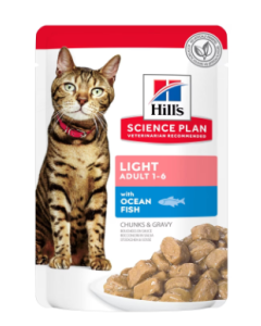 Hill's Science Plan Gatto Adult Light Bocconcini Pesce Oceanico in Salsa Gravy Busta 85 gr