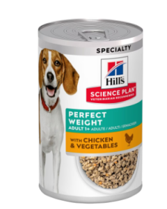 Hill's Cane Adult Perfect Weight Pollo e Verdure Lattina 363 gr