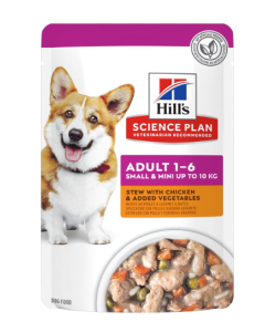 Hill's Science Plan Cane Adult Mini Spezzatino Pollo e Verdure Busta 80 gr