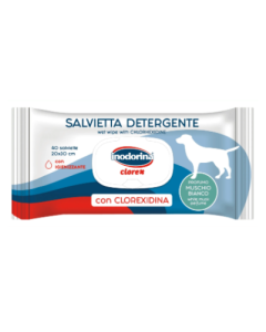 Inodorina Clorex Salvietta Detergente con Clorexidina al Profumo Muschio Bianco - 40 salviette