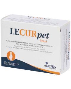 Aurora Biofarma Lecurpet Maxi Cane e Gatto 60 Compresse