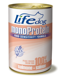 Life Dog Monoproteico Cane Salmone Lattina 400 gr