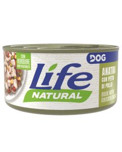 Life Dog Natural Cane Adult Anatra e Pollo con Verdure Lattina 90 gr