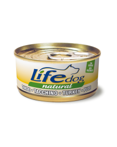 Life Dog Natural Cane Tacchino con Verdure Lattina 170 gr